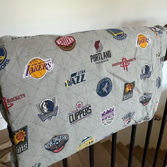 Pottery Barn Teen NBA Twin Duvet Cover & Sham - Picture 1 of 2